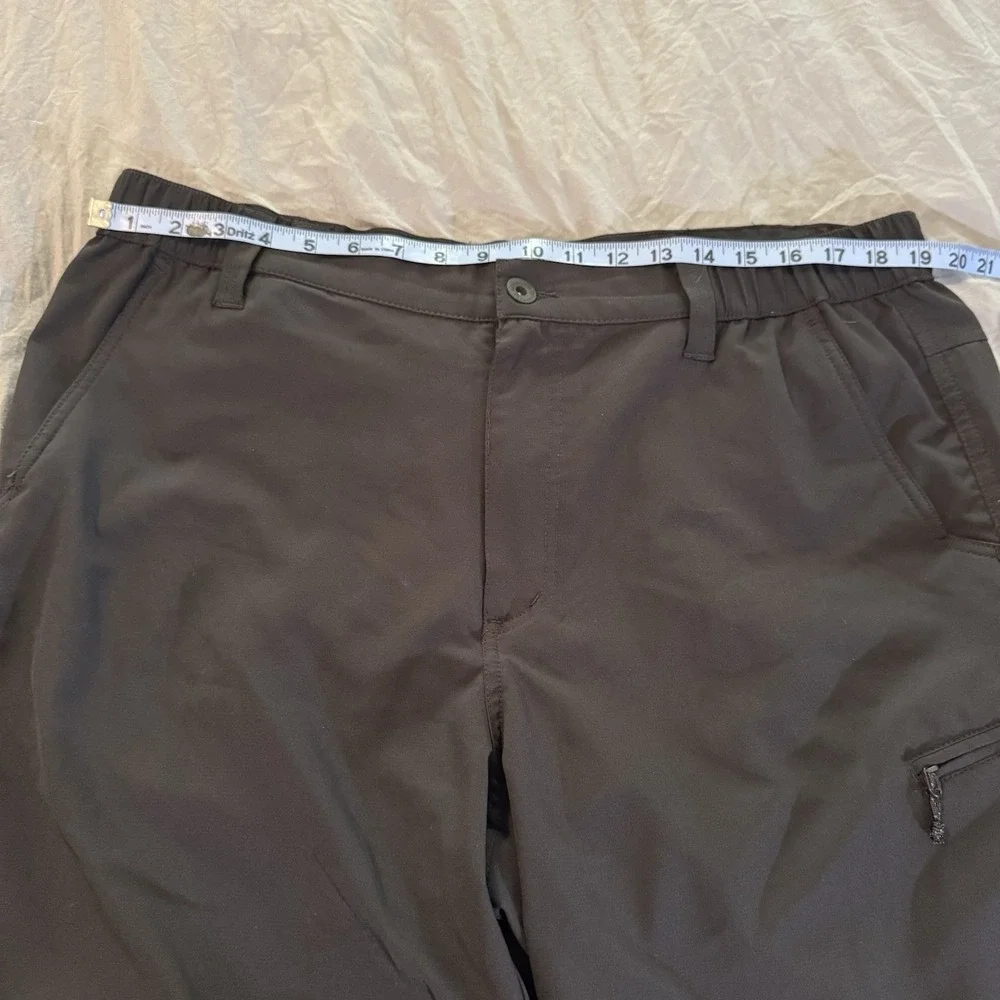 Weatherproof Vintage Hybrid Chino Solid Black Golf Shorts Size‎ 36 9